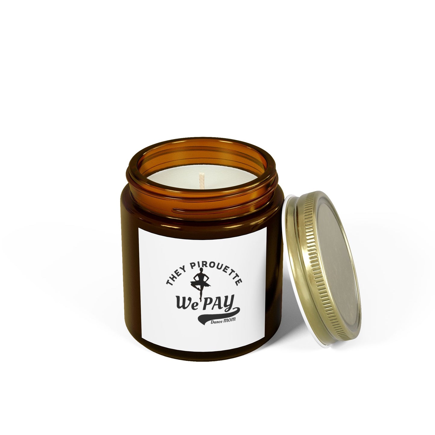 Mom's Dance Studio Candle - Coconut Apricot Scented (4oz & 9oz)